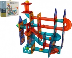 Set de construcție magnetică Pista de bile