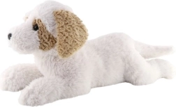 Câine de pluș bichon havanez, culcat 60 cm