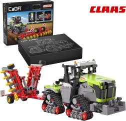 Set de construcție CaDA tractor CLAAS XERION 5000 TRAC TS pe șenile 1:32 (1336 piese)