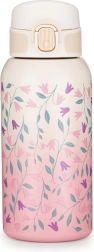 Petite&Mars sticlă termo din inox cu pai 500 ml Delicate flowers