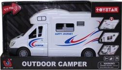 Rulotă interactivă albă cu lumini și sunete