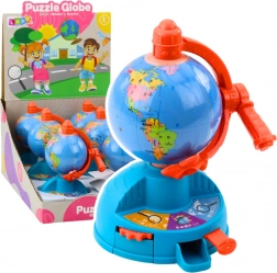 Glob mini cu un angrenaj rotativ și avion mișcător