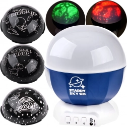 Proiector cer stelar cu motive Dinozauri și Halloween