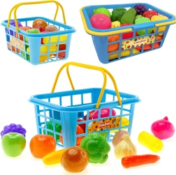 Coș de cumpărături din plastic cu fructe și legume CASDON 21 cm