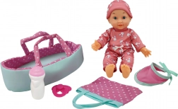 Bebeluș moale cu geantă portabilă 30 cm