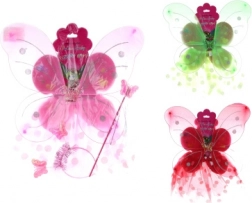 Set de zână pentru copii cu aripi, tutu și accesorii