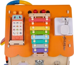 Căsuță din lemn multifuncțională interactivă