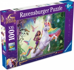 Puzzle XXL 100 piese – UNICORN ACADEMY (Academia Unicorniilor) de la Ravensburger