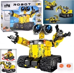 Set de construcție 4în1 – roboți și utilaje controlate de la distanță, 828 piese