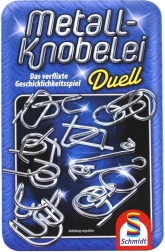 Schmidt set de puzzle-uri metalice Duell în cutie metalică