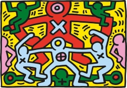 Puzzle 1000 piese Keith Haring 3 – CLEMENTONI Novo Art Series