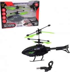 Elicopter din plastic 18,5 × 4 × 11,5 cm cu baterii