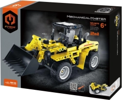 Set de construcție Mechanical Master 2în1 – încărcător de construcții și motocicletă, 320 piese