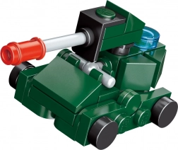 QMAN mini set de construcție 3‑în‑1 tanc