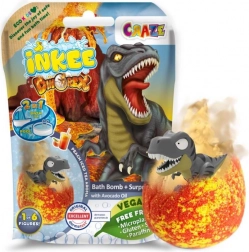 Bombă efervescentă de baie cu surpriză Dinorex pentru copii