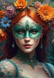 Puzzle Bluebird Frumoasa de la Carnaval 1000 piese