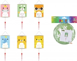 Lampion cilindru Animale 16 cm