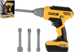 Bormașină cu acumulator pentru copii, cu sunet și biți interschimbabili