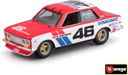 Model metalic Bburago 1:43 BRE Datsun 510 mașină de curse
