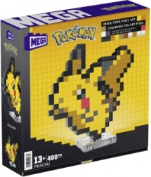 MEGA Pokémon Pikachu pixel art – set de construcție figurină 3D