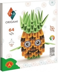 Set Origami 3D distractiv – Ananas pentru copii