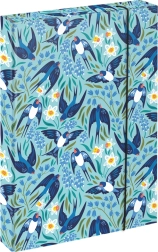 BAAGL Dosar pentru caiete școlare A4 Jumbo Rândunici