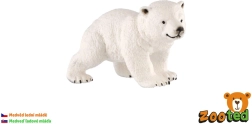Pui de urs polar din plastic, 6 cm