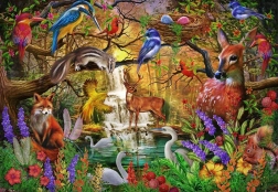Puzzle Bluebird Pădurea de Aur 1000 piese