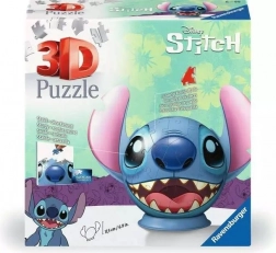 Ravensburger 3D Puzzleball Stitch cu urechi