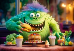 Puzzle Cherry Pazzi Bucură-te de masă 500 piese