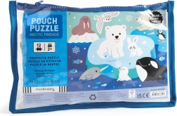 Puzzle Mudpuppy în săculeț Prieteni polari – 12 piese