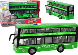 Autobuz etajat cu lumini și sunete 1:16 – Verde