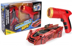 Rock Buggy RC auto antigravitatie cu laser 15 cm roșu