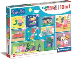 Puzzle Purcelușa Peppa 10v1 de la Clementoni