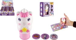 Ştampilă cu autocolante cu unicorn, cu motive interschimbabile