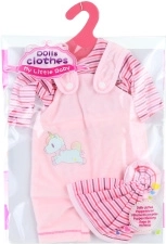 Hăinuțe pentru păpușă 40–45 cm – rochiță din poliester