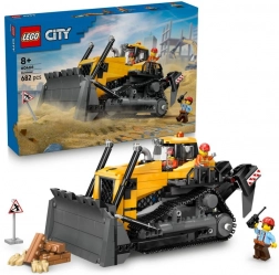 lego city buldozer galben cu încărcător
