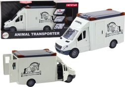 Transportor auto pentru cai cu uși care se deschid și efecte de lumină și sunet alb