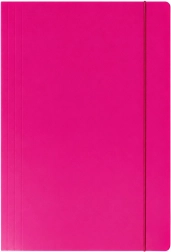 Dosar din carton laminat cu elastic A4+ – Roz