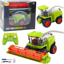 Combine harvester cu telecomandă și heder RC 2.4 GHz