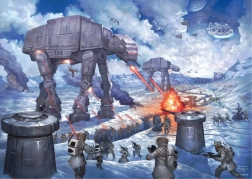 Puzzle Star Wars: Bătălia pentru planeta Hoth 1000 de piese