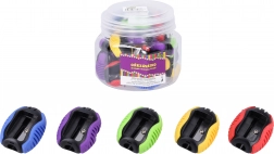 Ascuțitoare pentru creion cu un orificiu 3,3 × 2 × 4 cm, mix de culori