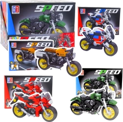 Set de construcție 2în1 motocicletă și robot, 217–222 piese
