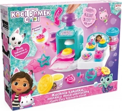 Bucătărie pentru dulciuri GABBY’S DOLLHOUSE – set creativ cu plastilină