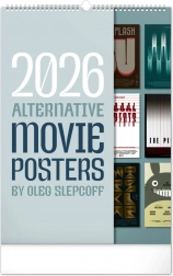 Calendar de perete Afișe de film alternative 2026