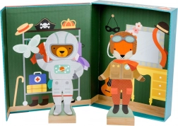 Puzzle magnetice cu animale Petit Collage