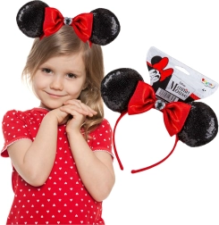 Disney Minnie Mouse bentiță cu sclipici și fundiță