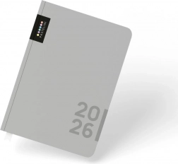 Jurnal zilnic A5 2026 PASTELINI gri