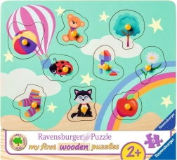 Puzzle Ravensburger din lemn Moje prvni veci