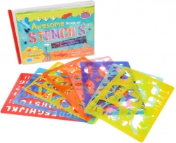 Set mare de șabloane în etui practic